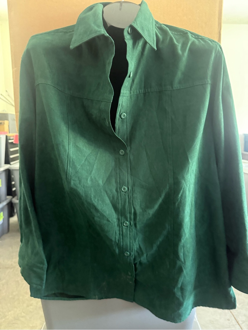 Classic Green Button-Up Shirt p61